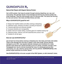Load image into Gallery viewer, QUINOAPLEX R3 Rapid Hair Renewal Formula 4 fl. oz. (125 mL) Smart Protein Hair Treatment for Damaged Hair with Quinoa Protein, Aloe Vera, and Organic Ingredients

