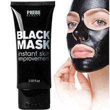 Load image into Gallery viewer, Phebe Black Mask Blackhead Remover Purifying Peel Off Mask Activated Charcoal Mask Deep Cleansing Acne removal Nose Face Pore Cleaner 1 Tube(1.76 fl oz)
