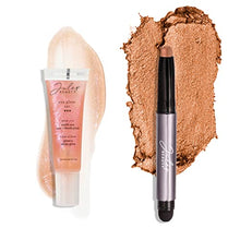 Load image into Gallery viewer, Julep Eyeshadow 101 Crème to Powder Waterproof Eyeshadow Stick, Clove Shimmer and Eye Gloss 101 Multi-Use Eye + Cheek Glaze, Non-Sticky Wet Look Effect
