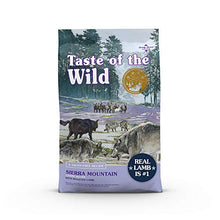 Load image into Gallery viewer, Taste of the Wild Sierra Mountain Grain-Free Canine Recipe with Roasted Lamb Dry Dog Food for All Life Stages, Made with High Protein from Real Lamb and Guaranteed Nutrients And Probiotics 28lb
