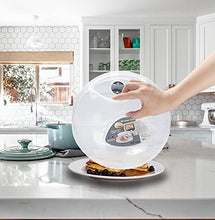 Load image into Gallery viewer, Microwave Splatter Cover, Microwave Cover for Food, Large Microwave Plate Cover Guard Lid with Steam Vents Keeps Microwave Oven Clean, 11.5 Inch BPA Free &amp; Dishwasher Safe-Grey
