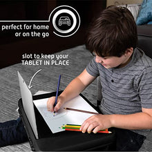 Load image into Gallery viewer, Folding Lap Desk, Laptop Desk, Breakfast Table, Bed Table, Serving Tray - The lapdesk Contains Extra Storage Space and dividers &amp; Folds Very Easy, Great for Kids, Adults, Boys, Girls (Black)
