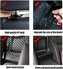 Load image into Gallery viewer, DYKESON Dog Car Net Barrier Pet Barrier with Auto Safety Mesh Organizer Baby Stretchable Storage Bag Universal for Cars, SUVs -Easy Install, Car Divider for Driving Safely with Children &amp; Pets

