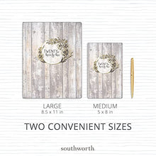 Load image into Gallery viewer, Southworth Premium Journal Set (3pk), 6.5”x 8.5”, Floral Theme (3 Coordinating Designs), Premium 28lb/105gsm Paper, Flex Journals, 32 Ruled Sheets/64 Pages Per Journal (91930)
