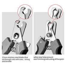 Load image into Gallery viewer, Tpotato Dog Nail Clippers, Dog Nail Trimmer Large Breed with Quick Sensor,Safari Professional cat Nail Clipper with Safety Guard and Nail File.
