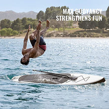 Load image into Gallery viewer, Viniie Inflatable Stand Up Paddle Board with Accessories of Backpack, 2 Bags, Floating Paddles, 2 Fins, Leash, and Double Action Hand Pump All-Around SUP for Yoga, Fishing, Tour
