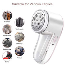 Load image into Gallery viewer, SIKITUT Fabric Shaver Defuzzer, Rechargeable Lint Remover, Electric Sweater Shaver with Replaceable Stainless Steel Blade
