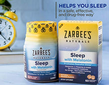 Load image into Gallery viewer, Zarbee's Naturals Adult Sleep with Melatonin Supplement, Natural Mixed Fruit Flavor, 60 Gummies
