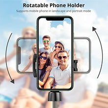 Load image into Gallery viewer, ATUMTEK Bluetooth Selfie Stick Tripod, 360° Rotation Mini Extendable Selfie Stick with Wireless Bluetooth Remote for iPhone 11/11 Pro/XS Max/XR/XS/X/8/7/6s/6 Plus, Samsung, Huawei Smartphones
