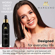 Load image into Gallery viewer, Natural Facial Toner, Setting Spray w Moroccan Rose Water, Witch Hazel, Rosehip, Aloe |Tone, Sooth, Moisturize, Restore pH. All Skin Types. Alcohol Free. 4oz
