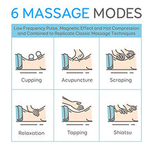 Load image into Gallery viewer, Smart Neck Massager with Heat - Cordless Rechargeable Trigger Point Deep Tissue Portable Neck Massager w/ Heat Vibration Shiatsu Acupressure Therapy, for Men &amp; Women - SereneLife SLNKMSG120
