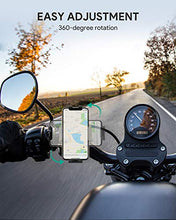 Load image into Gallery viewer, AUKEY Bike Phone Mount Anti Shake 360 Rotation Bicycle Motorcycle Phone Mount for Handlebar Bike Accessories Compatible with iPhone 11 Pro Max/11/XS/8, Samsung Galaxy S10+,and More
