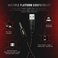 Load image into Gallery viewer, RUNMUS Gaming Headset Xbox One Headset with 7.1 Surround Sound, PS4 Headset with Noise Canceling Mic &amp; LED Light, Compatible with PC, PS4, Xbox One Controller(Adapter Not Included)
