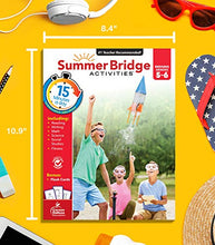 Load image into Gallery viewer, Summer Bridge Activities 5-6 Grade Workbooks, Math, Reading Comprehension, Writing, Science, Social Studies, Summer Learning 6th Grade Workbooks All Subjects With Flash Cards (160 pgs)
