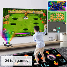 Load image into Gallery viewer, YRPRSODF Double Dance Mat for Kids and Adults, HDMI Electronic Dancing Pad with Games, Music, Fitness Video,3D Somatosensory&amp; Cartoon Mode, and 2.4G Wireless Handle, for TV/ PC, Gift for Boys &amp; Girls
