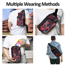 Load image into Gallery viewer, Travel Bag for Nintendo Switch AOPUTTRIVER Nintendo Switch Storage Backpack, Protective Storage Sling Backpack Shoulder Bag for Nintendo Switch, Dock, Joy-Con Grip&amp;Switch Accessories, iphone and iPad
