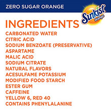 Load image into Gallery viewer, Sunkist Zero Sugar Orange Soda, 12 fl oz cans, 12 pack
