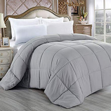 Load image into Gallery viewer, GUHER Grey Queen Comforter Luxury Down Alternative Quilted Bed Comforter - Ultra Soft Hypoallergenic Bedding Medium Warmth for All Seasons
