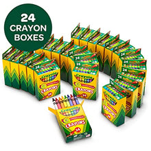 Load image into Gallery viewer, Crayola Crayons Bulk, Classroom Supplies for Teachers, 24 Crayon Packs with 24 Colors may vary
