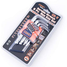 Load image into Gallery viewer, Convy GJ-0052 Allen Wrench Set, Hex Key Set with Arm Ball End, Metric, Set of 9 pieces, Standard
