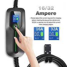 Load image into Gallery viewer, BESENERGY 16/32 Amp Level 2 EV Charger Current-Switchable NEMA 14-50 Plug 220V-250V IP66 Portable Car Charger Compatible with All J1772 Electric Car
