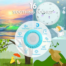 Load image into Gallery viewer, Portable White Noise Machine for Baby , Sleep Sound Machine for Travel,16 Soothing Sounds
