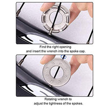 Load image into Gallery viewer, Goabroa Spoke Wrench, Hard Steel 8 Way Bike Rim Truing Tool for Adjust Bicycle Wheel Tension
