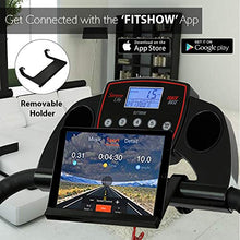 Load image into Gallery viewer, SereneLife SLFTRD18 - Smart Folding Compact Treadmill with Downloadable App &amp; Bluetooth connectivity
