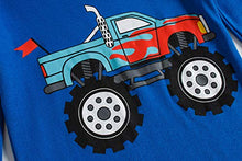 Load image into Gallery viewer, Boys Pajamas Long Sleeve 100% Cotton Toddler Monster Car Pjs Kids Clothes Pants Set 18months Blue
