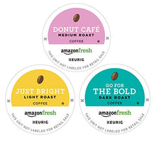 Load image into Gallery viewer, AmazonFresh 60 Ct. Coffee Variety Pack, 3 Flavors, Keurig K-Cup Brewer Compatible
