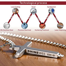Load image into Gallery viewer, Keychain Carry Allen Wrench, 2.5mm 3mm 4mm Hex Key, Slotted Screwdriver, EDC Multi-function Tool for Photographer Every Day Carry
