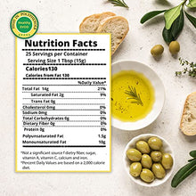 Load image into Gallery viewer, M.G. PAPPAS High Polyphenol Rich Olive Oil - Extra Virgin Olive Oil Polyphenol Lab Report 644mg/kg - Cold Pressed &amp; Unfiltered - High Hydroxytyrosol Greek Olive Oil - Award Winning - 12.7 Oz 375ml

