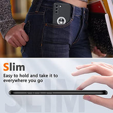 Load image into Gallery viewer, Temdan Samsung Galaxy S21 FE Case, [Military Grade Drop Protection] Slim Fit Shockproof Protective Cover with 360° Rotatable Magnetic Ring Holder Kickstand Compatible with Samsung S21 FE Case 5G,Black
