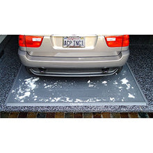 Load image into Gallery viewer, Auto Care Products 70049 Clean Park 4.5' x 9' Heavy Duty Motorcycle/Golf Cart Mat with 50-mil Vinyl Sheeting
