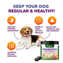 Load image into Gallery viewer, Primova Probiotics for Dogs - Natural Digestive Enzymes for Dogs - 9 Billion CFU Canine Probiotics &amp; Prebiotics for Digestion, Immunity, Bad Breath - Relieves Diarrhea, Gas, Constipation - 120 Chews

