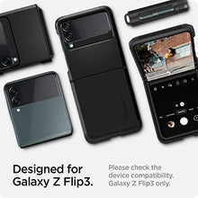 Load image into Gallery viewer, Spigen Tough Armor [Hinge Protection Technology] Designed for Galaxy Z Flip 3 5G Case (2021) - Black
