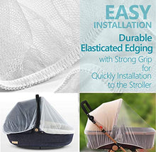 Load image into Gallery viewer, Baby Mosquito Net, Baby Mosquito Net for Strollers, Baby Stroller Mosquito Net, Bug Net for Strollers, Car Seats, Bassinets and Carriers, Fine Mesh Protection Against Mosquitos

