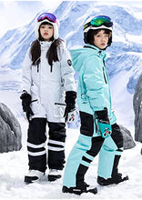 Load image into Gallery viewer, Boys/Girls Ski Suits One-piece Skiwear Windproof Waterproof Snow Wear Overalls Snowboarding Jacket for Kids
