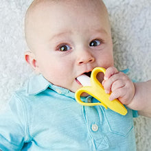 Load image into Gallery viewer, Baby Banana - Yellow Banana Toothbrush, Training Teether Tooth Brush for Infant, Baby, and Toddler

