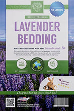 Load image into Gallery viewer, Small Pet Select- White Paper Bedding with Real Natural Lavender. Rabbits, Guinea Pigs, and Other Small Animals

