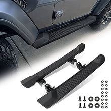 Load image into Gallery viewer, Haitzu 2 Door Running Boards Side Steps Compatible with 2018 2019 2020 2021 2022 Jeep Wrangler JL, Part # 82215145
