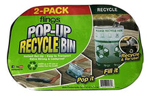 Load image into Gallery viewer, Flings Pop-up Recycle Bin Clear 2-pack
