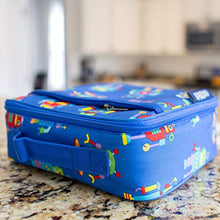 Load image into Gallery viewer, Wildkin Insulated Lunch Box for Boys and Girls, Perfect Size for Packing Hot or Cold Snacks for School and Travel, Mom's Choice Award Winner, BPA-Free, Olive Kids (Robots)

