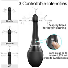 Load image into Gallery viewer, Automatic Electric Enema Bulb with 7 V-Modes &amp; 3 Speeds, SENSIVO Anti Back-Flow Silicone Anal Douche for Men Women Reusable, Enema Kit for Colon Cleansing, Anal Cleaner Douche Bottle Shower Enema
