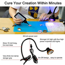 Load image into Gallery viewer, Uv Resin Kit, HK GT Upgrade UV Epoxy Resin Kit for Beginners Supplies 3-5 Minutes UV Lamp Fast Curing Jewelry Molds Starter DIY Kits Tools for Complete for Making Jewelry Earrings Keychain Bracelet
