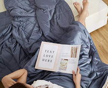 Load image into Gallery viewer, Weighted Blanket King Size 20 lbs 88x104" | BUYERS TIP: Blankets Smaller Than 88x104" are not True King Size | 400 Thread Count Ultra Soft | Perfect for Couples and California King Beds
