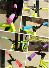 Load image into Gallery viewer, AHOMAME Bike Handle Grips for Girls Boys and Kids, Non-Slip Bicycle Handlebar Grips Cover for Mountain Bike, Scooters Cruiser Road Bike Handle Grips, BMX MTB Cycling Replacement Parts (Color: Black)
