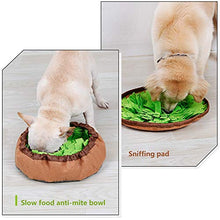 Load image into Gallery viewer, AWOOF Pet Snuffle Mat for Dogs, Interactive Feed Game for Boredom, Encourages Natural Foraging Skills for Cats Dogs Bowl Travel Use, Dog Treat Dispenser Indoor Outdoor Stress Relief
