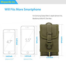 Load image into Gallery viewer, Premium Outdoor MOLLE Tactical Military Pouch Army Black Waist Holster Mobile Phone Belt Clip Pouch for iPhone 11 XR Xs 6 6s 7 Plus 8 Plus, Galaxy Note 10 (Fits Will a Slim Hard Case Bumper Cover On)
