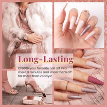 Load image into Gallery viewer, Beetles 20Pcs Gel Nail Polish Kit, with Glossy &amp; Matte Top Coat and Base Coat- Girls Night Collection Popular White Nude Gray Glitters Soak Off Gel Polish Gift for Girls Women

